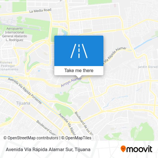 Avenida Vía Rápida Alamar Sur map