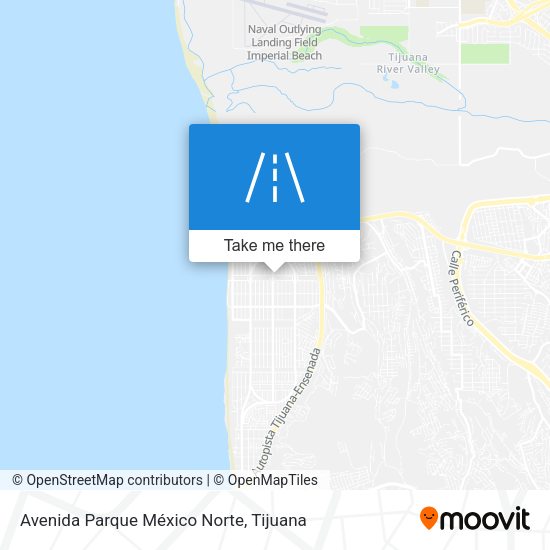 Mapa de Avenida Parque México Norte