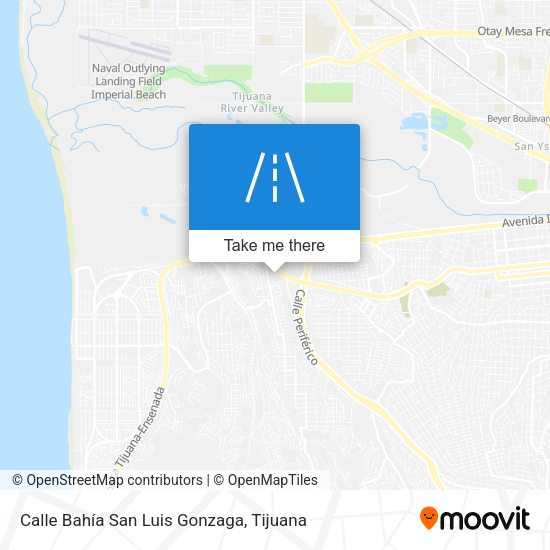 Calle Bahía San Luis Gonzaga map
