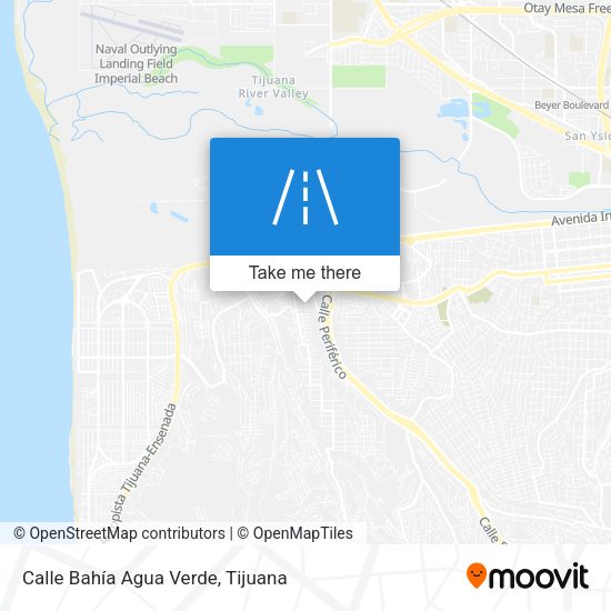 Calle Bahía Agua Verde map