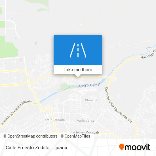 Calle Ernesto Zedillo map