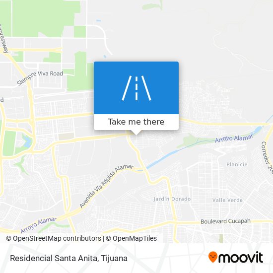 Residencial Santa Anita map