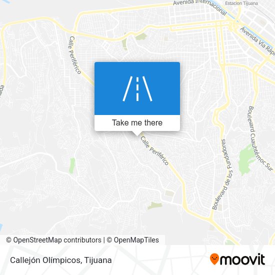 Mapa de Callejón Olímpicos