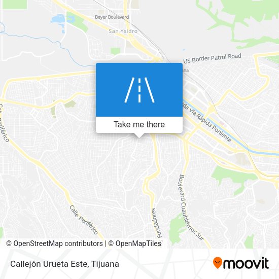 Mapa de Callejón Urueta Este