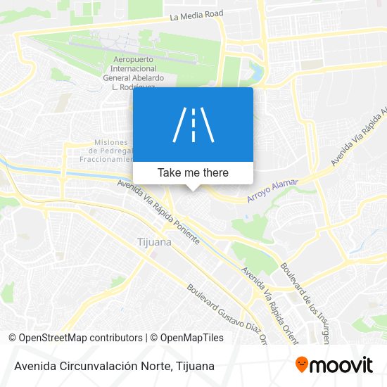 Avenida Circunvalación Norte map