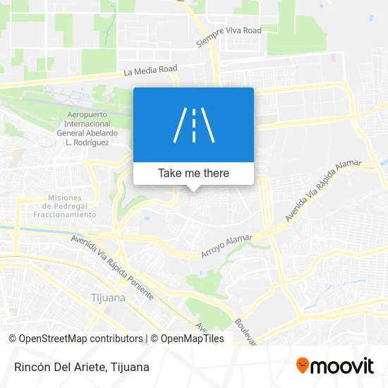 Rincón Del Ariete map