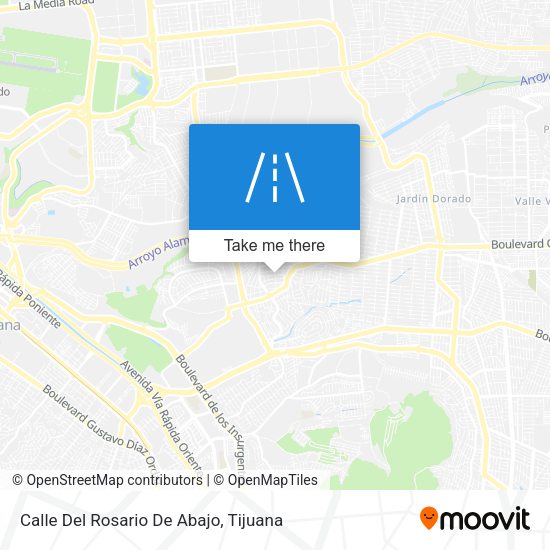 Calle Del Rosario De Abajo map