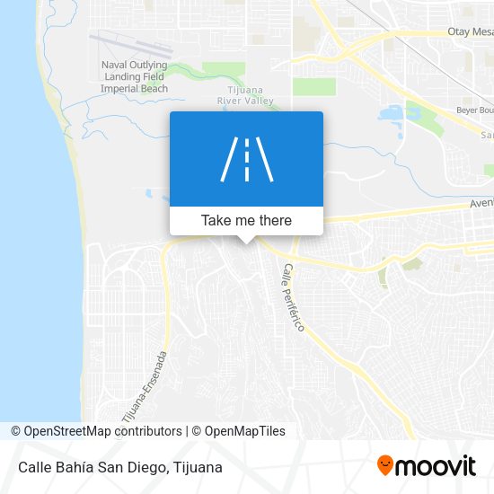 Calle Bahía San Diego map