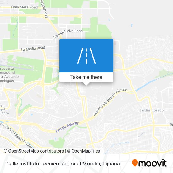 Calle Instituto Técnico Regional Morelia map