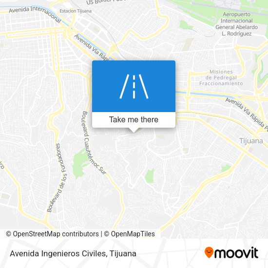 Avenida Ingenieros Civiles map