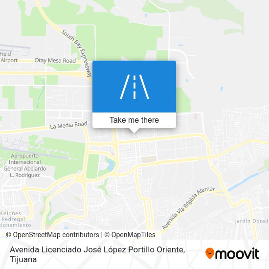 Mapa de Avenida Licenciado José López Portillo Oriente