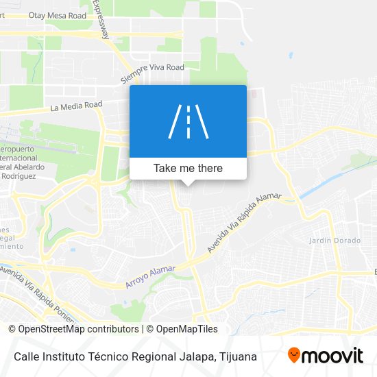 Calle Instituto Técnico Regional Jalapa map