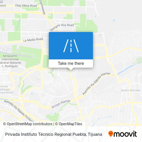 Mapa de Privada Instituto Técnico Regional Puebla
