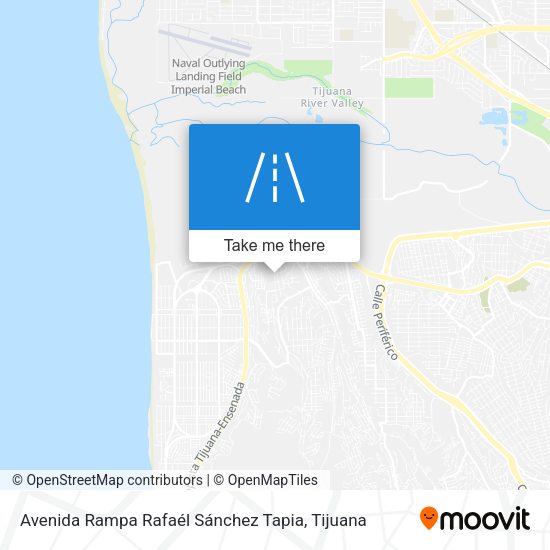 Avenida Rampa Rafaél Sánchez Tapia map
