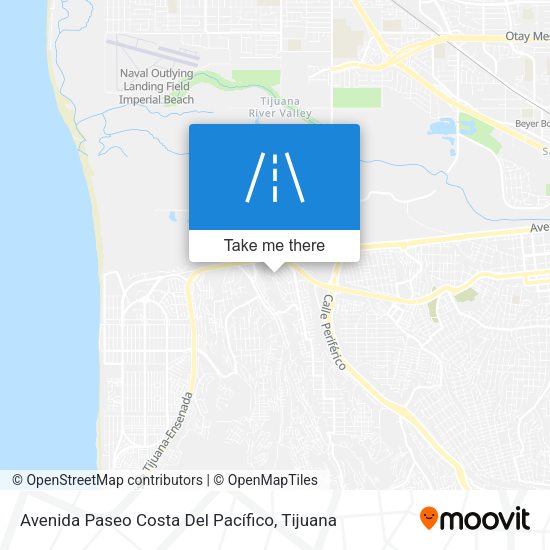 Avenida Paseo Costa Del Pacífico map