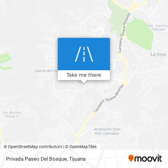 Privada Paseo Del Bosque map