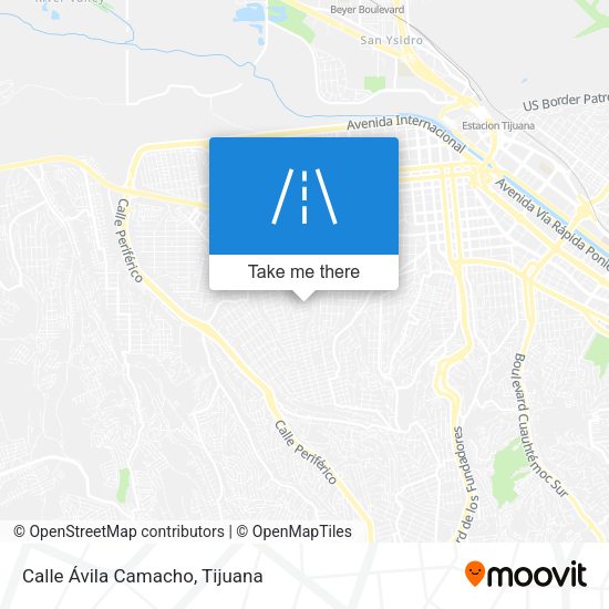 Calle Ávila Camacho map