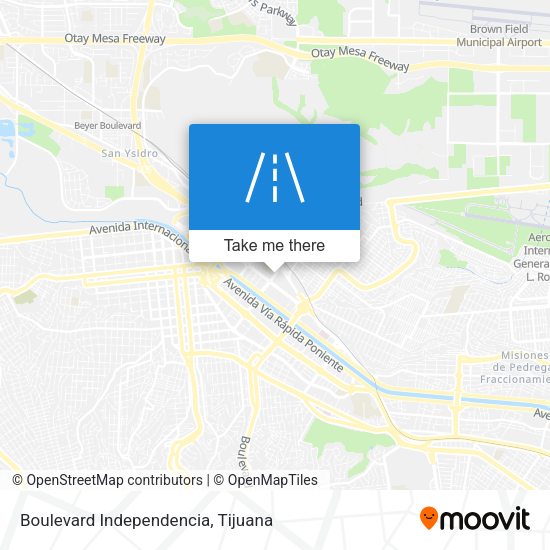 Mapa de Boulevard Independencia