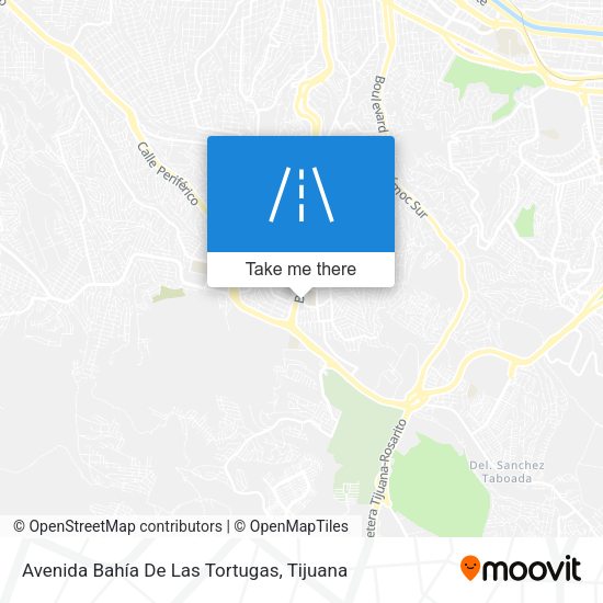 Avenida Bahía De Las Tortugas map
