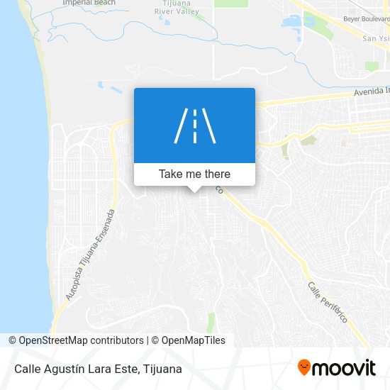 Mapa de Calle Agustín Lara Este