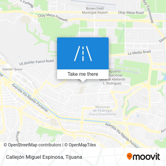 Callejón Miguel Espinosa map