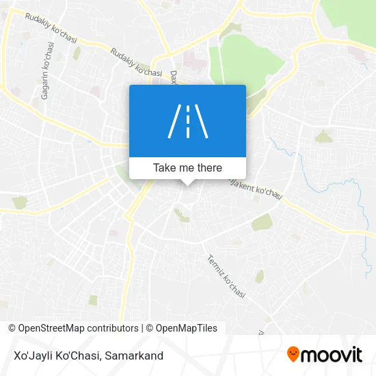 Xo'Jayli Ko'Chasi map
