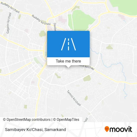 Samibayev Ko'Chasi map
