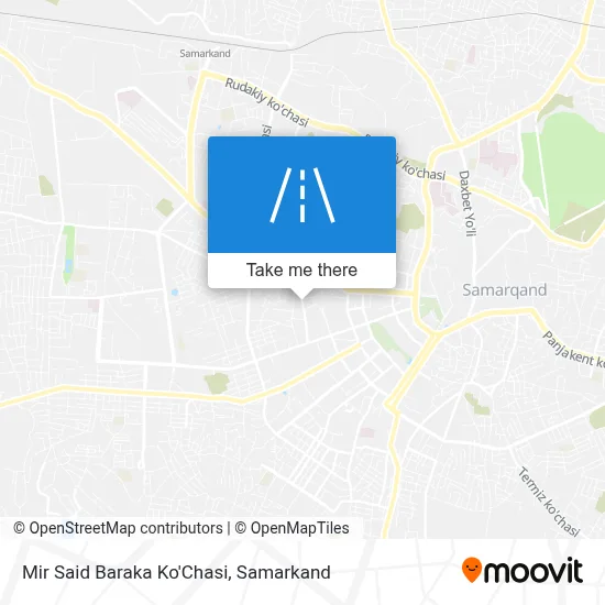 Mir Said Baraka Ko'Chasi map