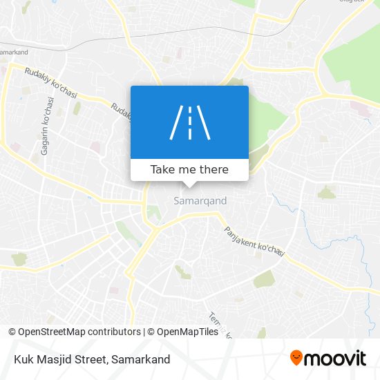 Kuk Masjid Street map