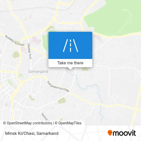 Minsk Ko'Chasi map