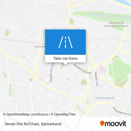 Sevali Ota Ko'Chasi map