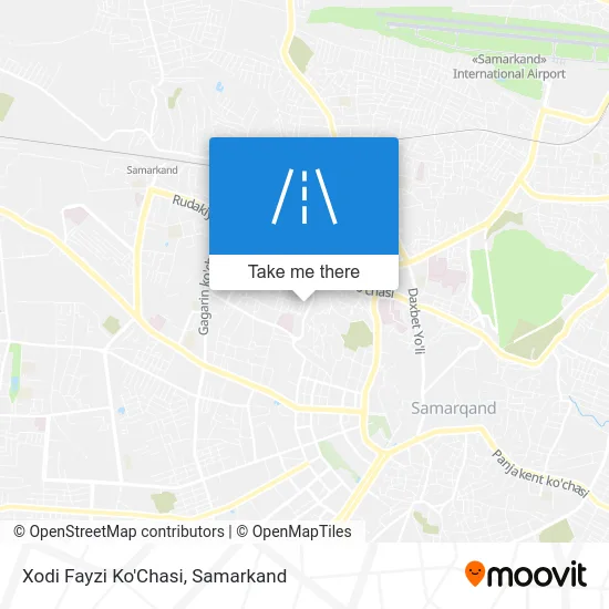 Xodi Fayzi Ko'Chasi map