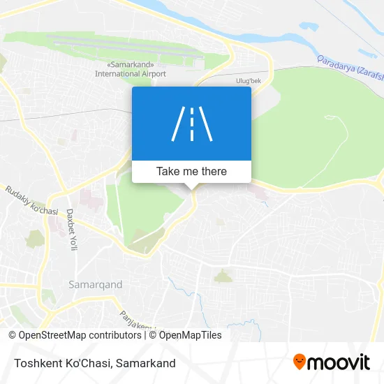 Toshkent Ko'Chasi map