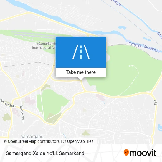 Samarqand Xalqa Yo'Li map