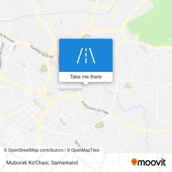 Muborak Ko'Chasi map