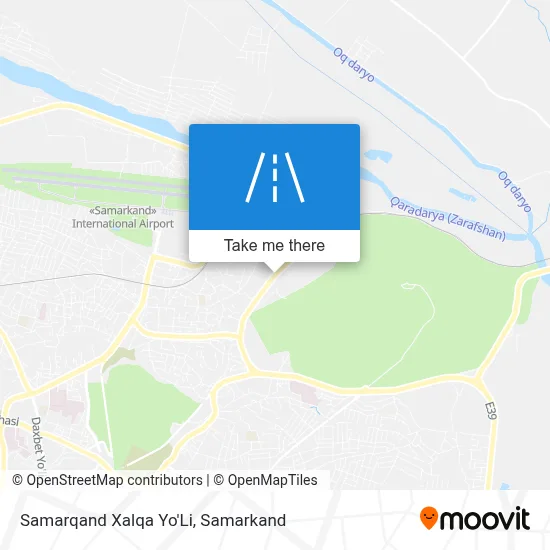 Samarqand Xalqa Yo'Li map