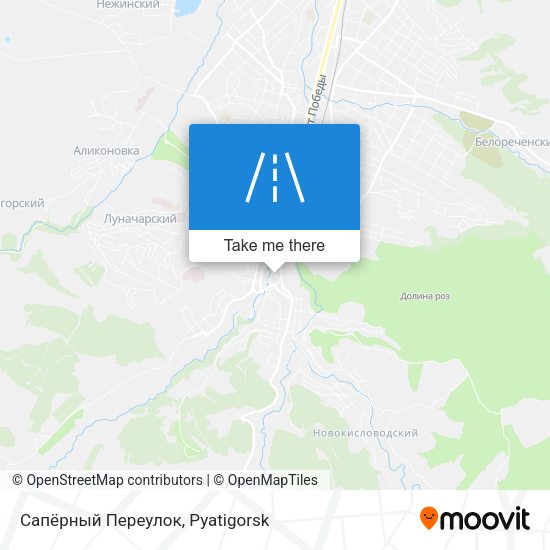 Сапёрный Переулок map