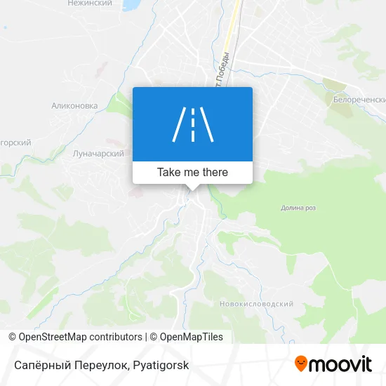 Сапёрный Переулок map