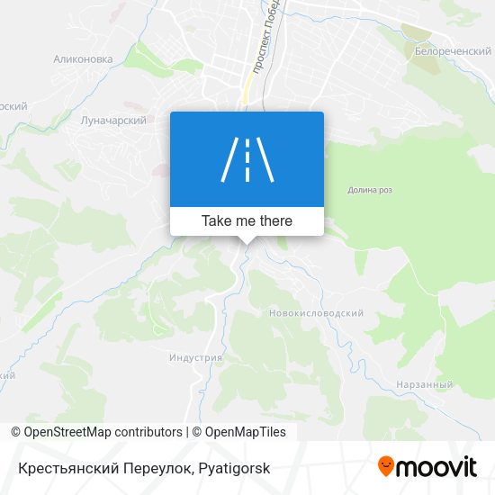 Крестьянский Переулок map