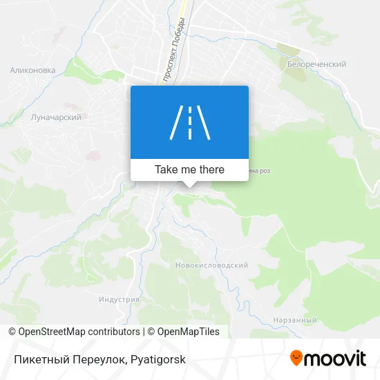 Пикетный Переулок map