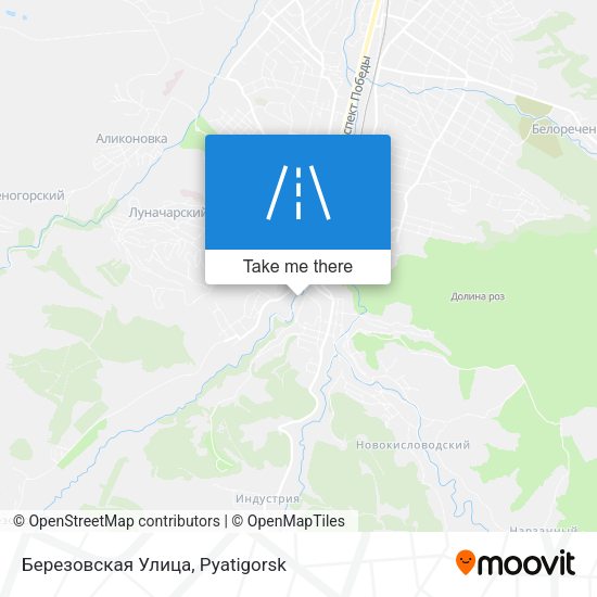 Березовская Улица map