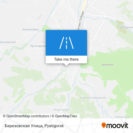 Березовская Улица map