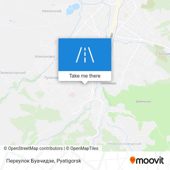 Переулок Буачидзе map