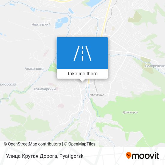 Улица Крутая Дорога map