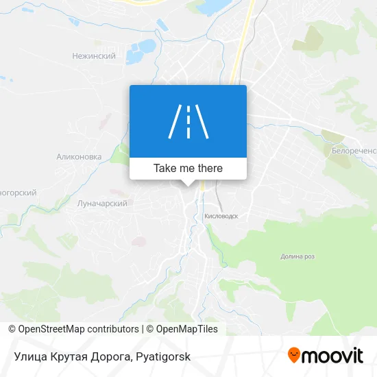 Улица Крутая Дорога map