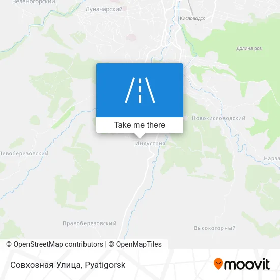 Совхозная Улица map