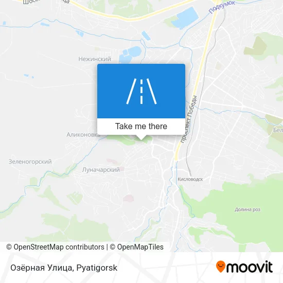 Озёрная Улица map