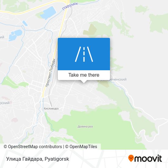 Улица Гайдара map