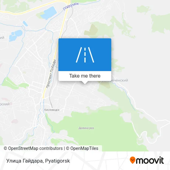 Улица Гайдара map