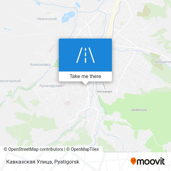 Кавказская Улица map